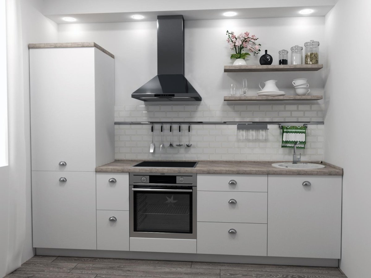 Кухонные гарнитуры без навесных шкафов