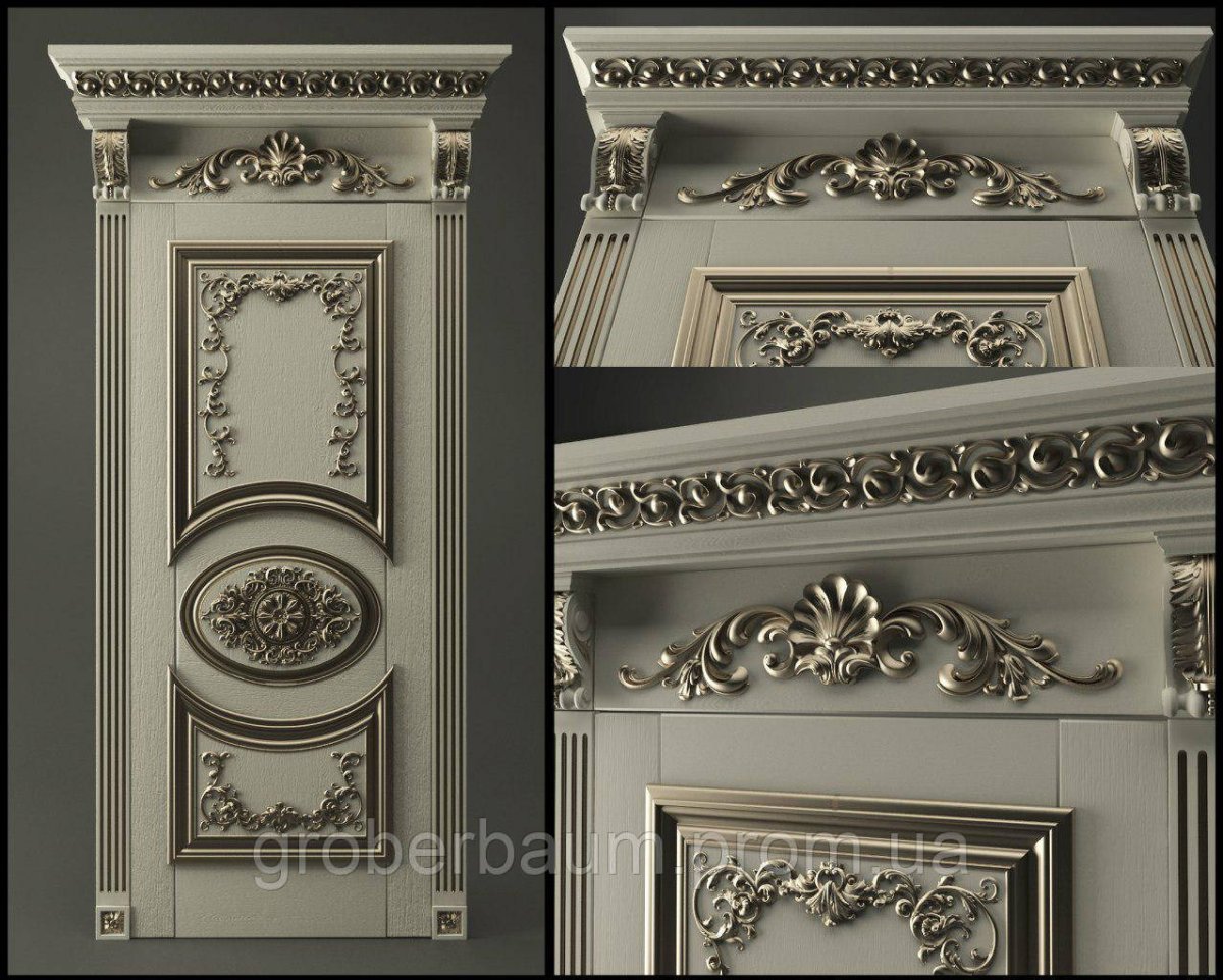 3д модели для ЧПУ двери обналичники