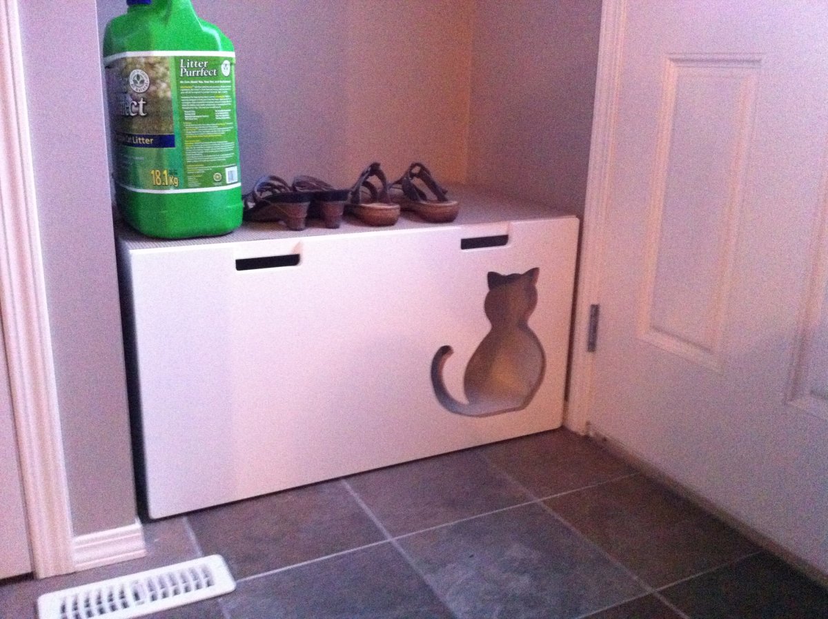 Шкаф для лотка кошки