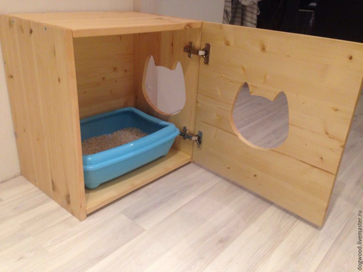 Ящик для кошачьего туалета