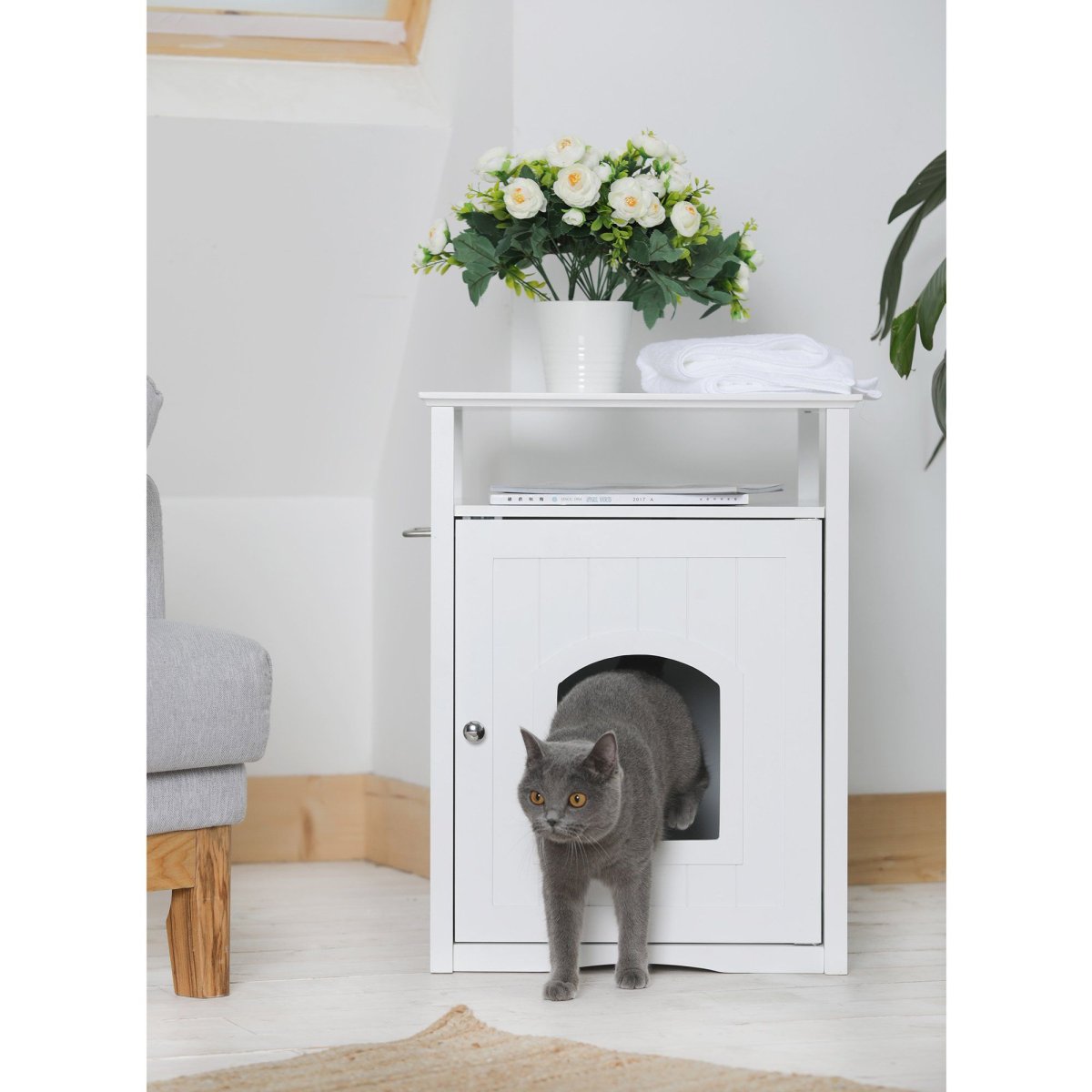 Тумба для кошачьего туалета