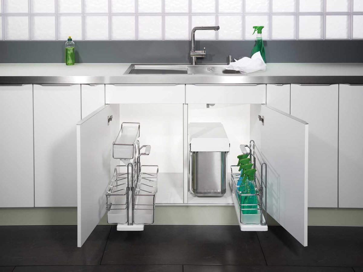 Выдвижной механизм под мойку Хафеле 600