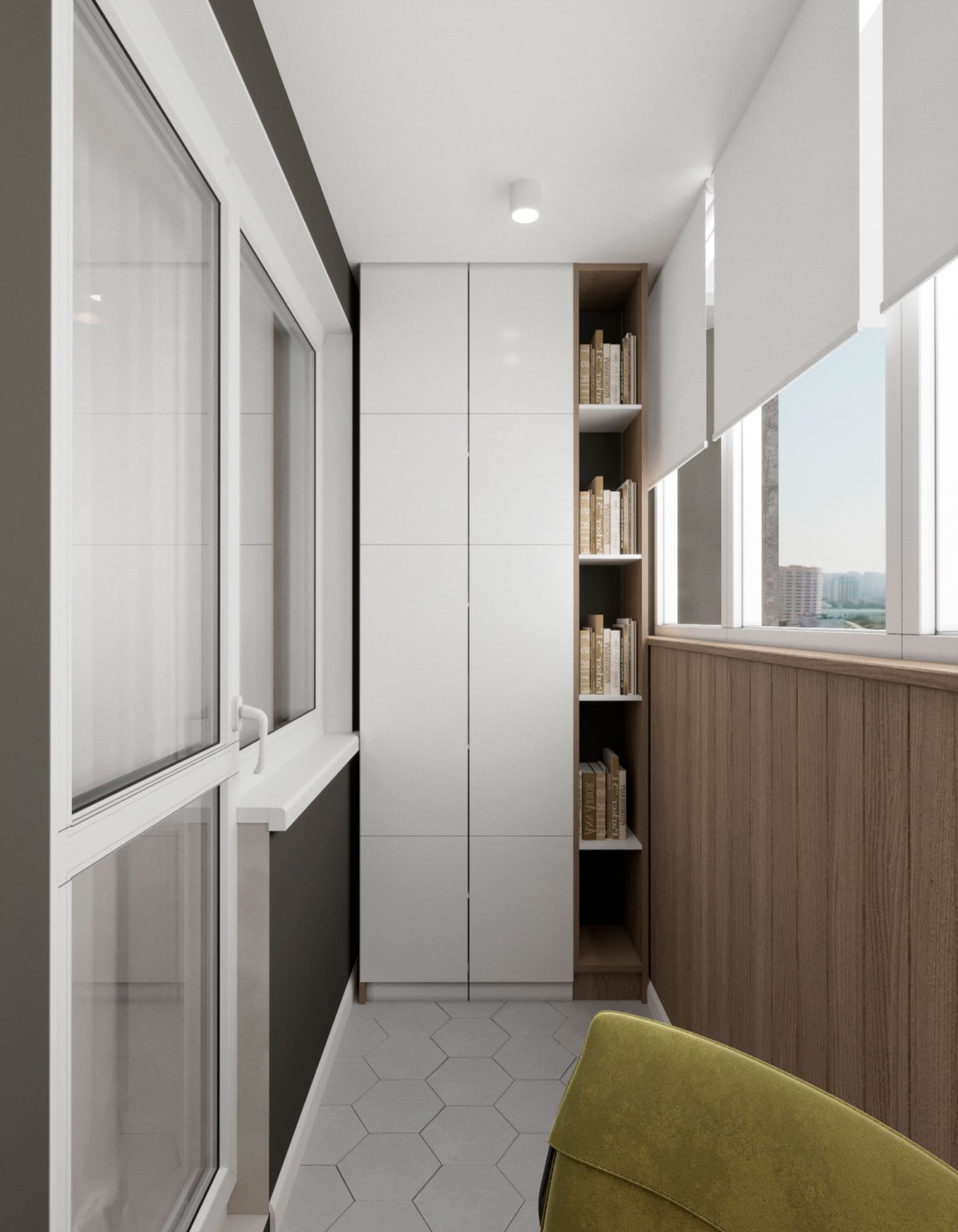 Стильный шкаф на балкон