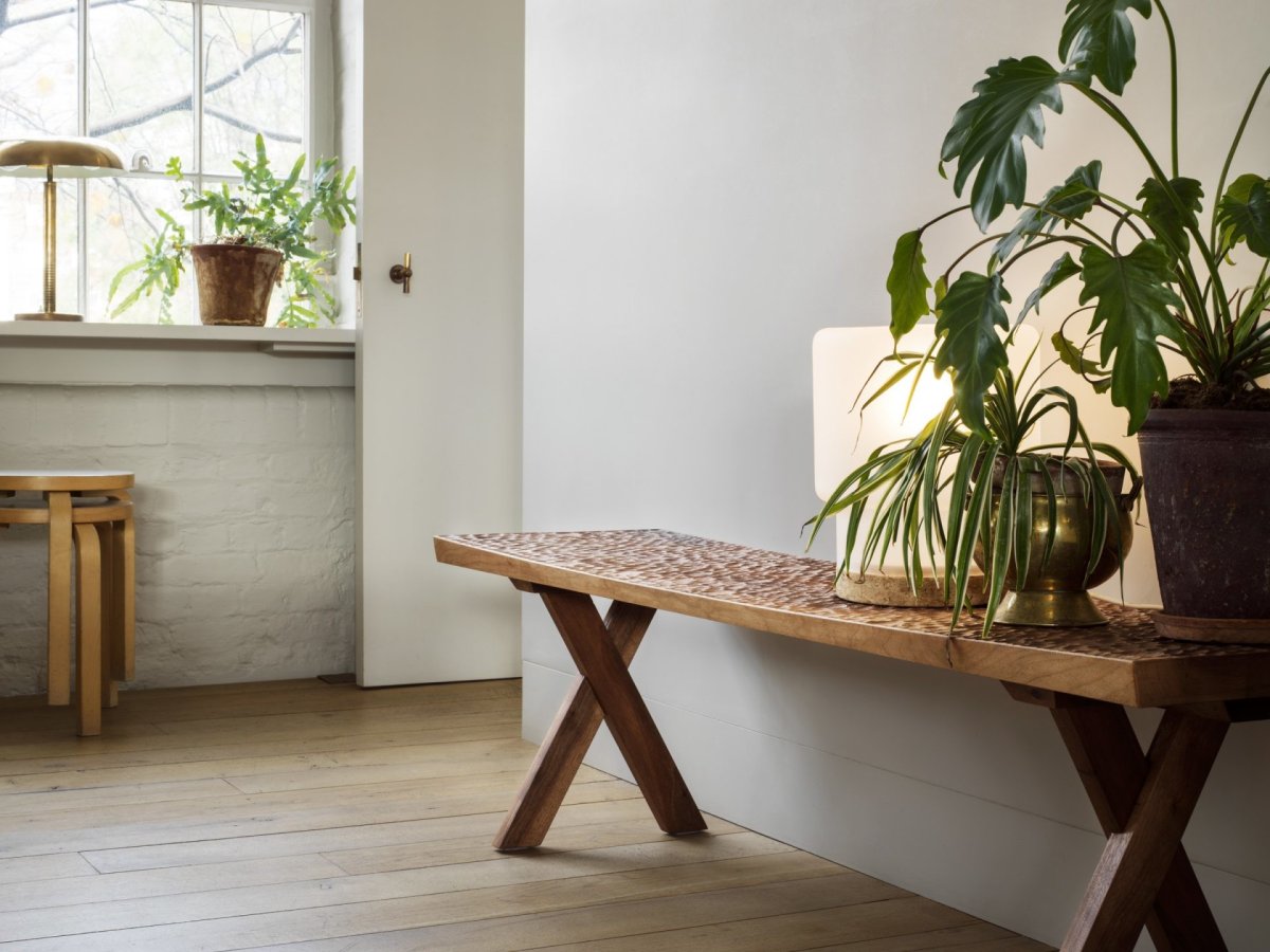 Скамейка в интерьере