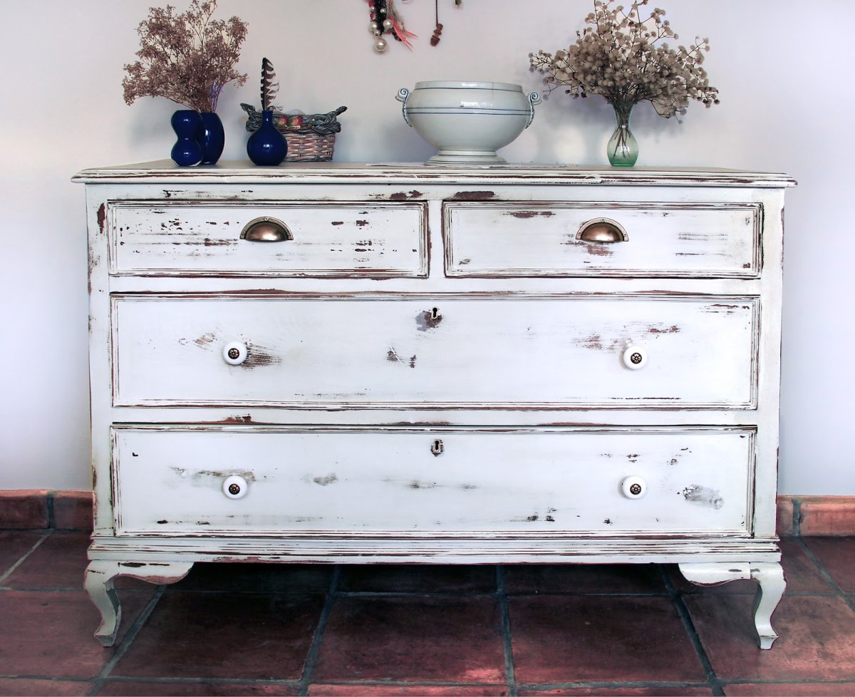 Состаривание мебели в стиле Прованс