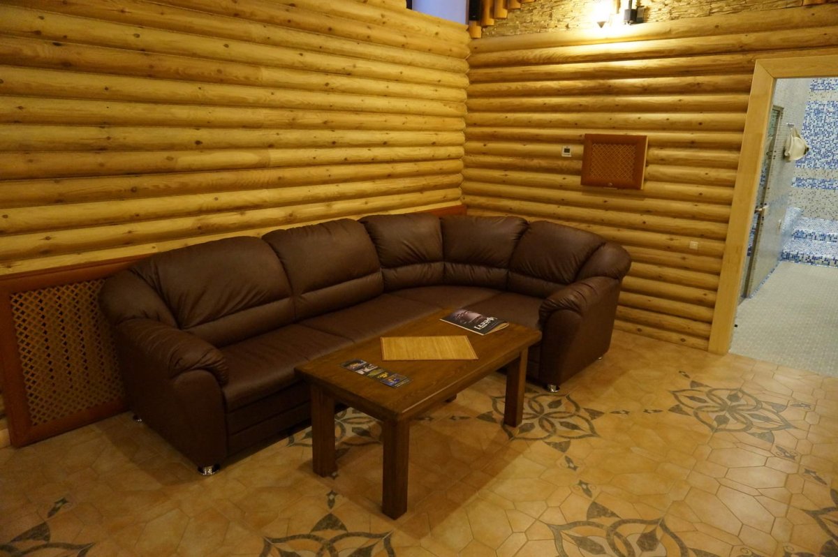 Мягкая мебель для бани в комнату отдыха