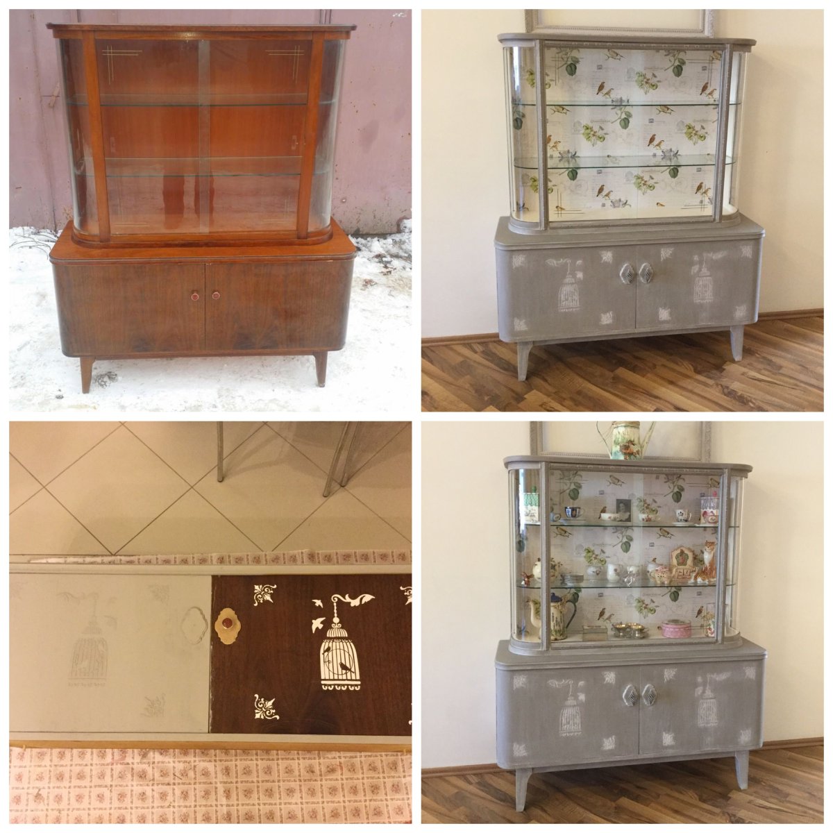 Отреставрированный Советский сервант