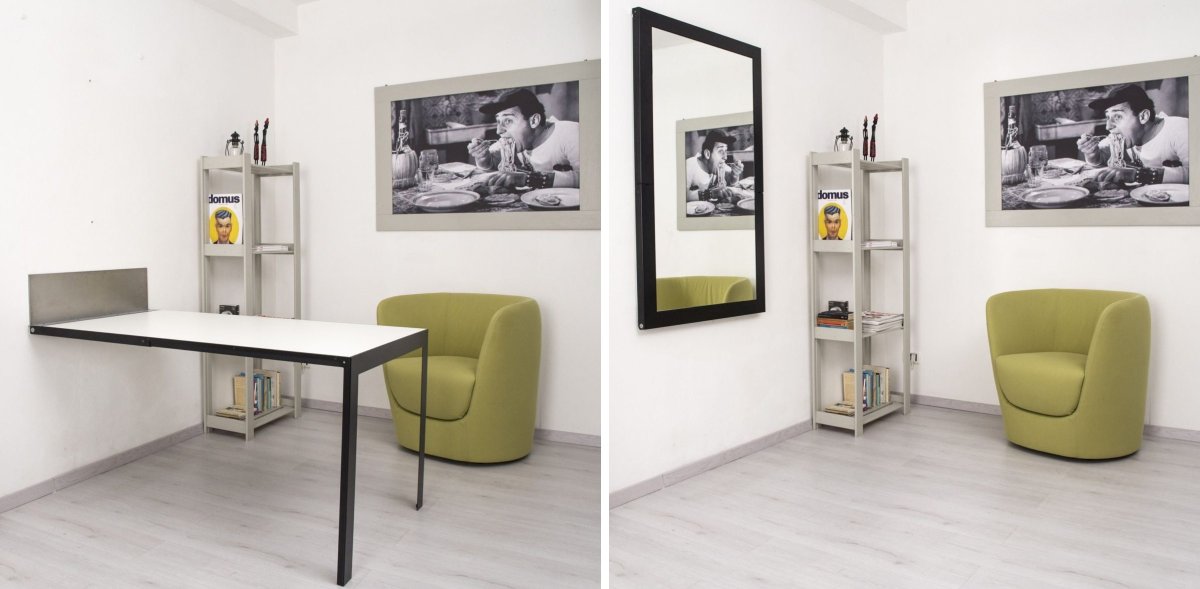 Стол трансформер на стену