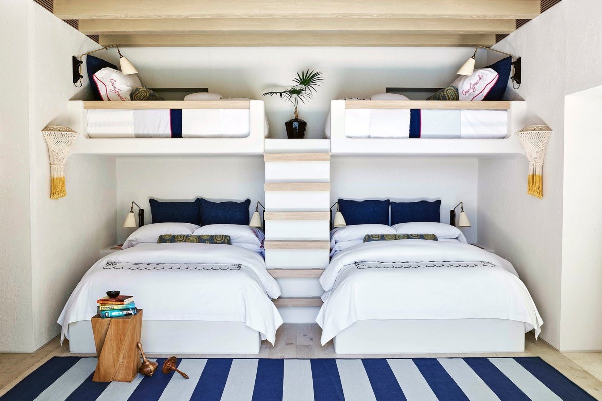 Спальня с двухэтажной кроватью