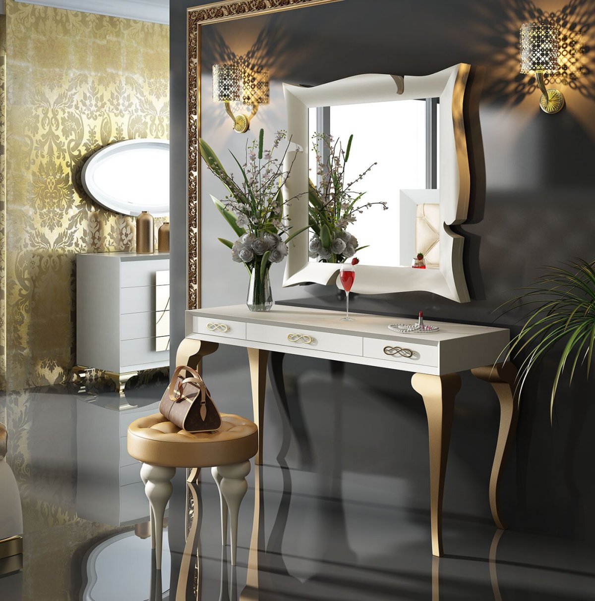 Консоль / туалетный столик ( Vanity ) Taylor