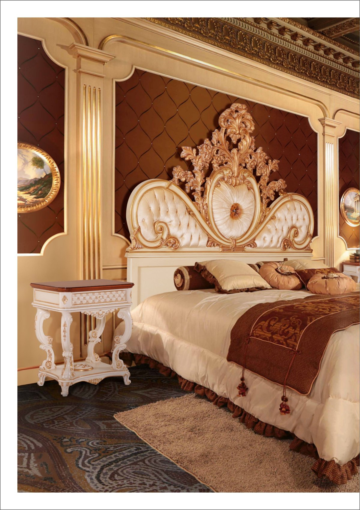 Царские деревянные кровати