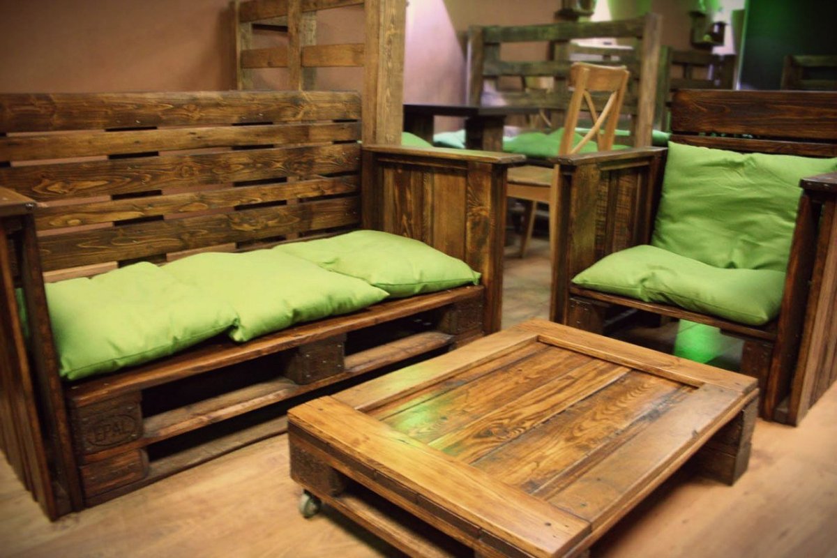 Диван для бани в комнату отдыха