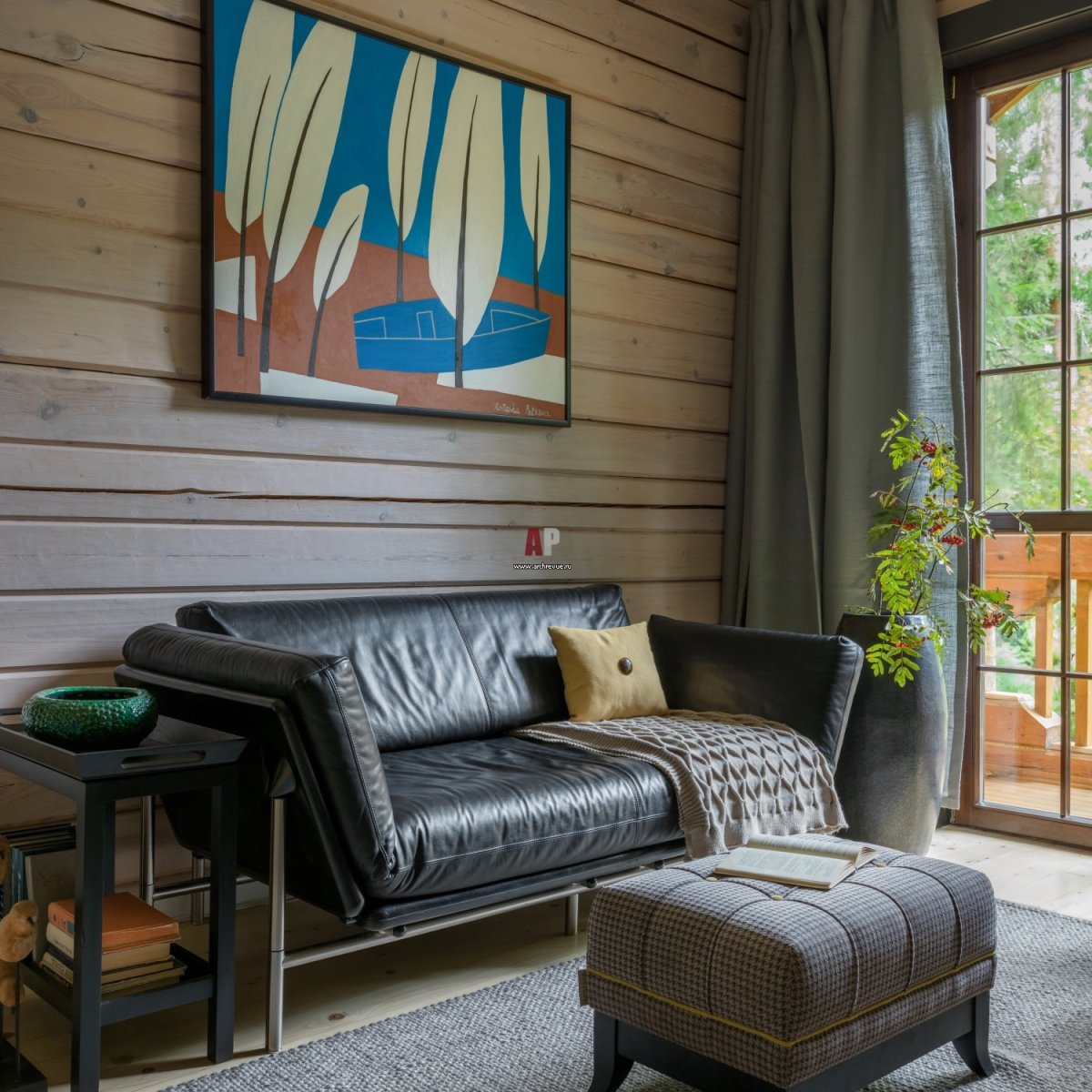 Вагонка в современном интерьере