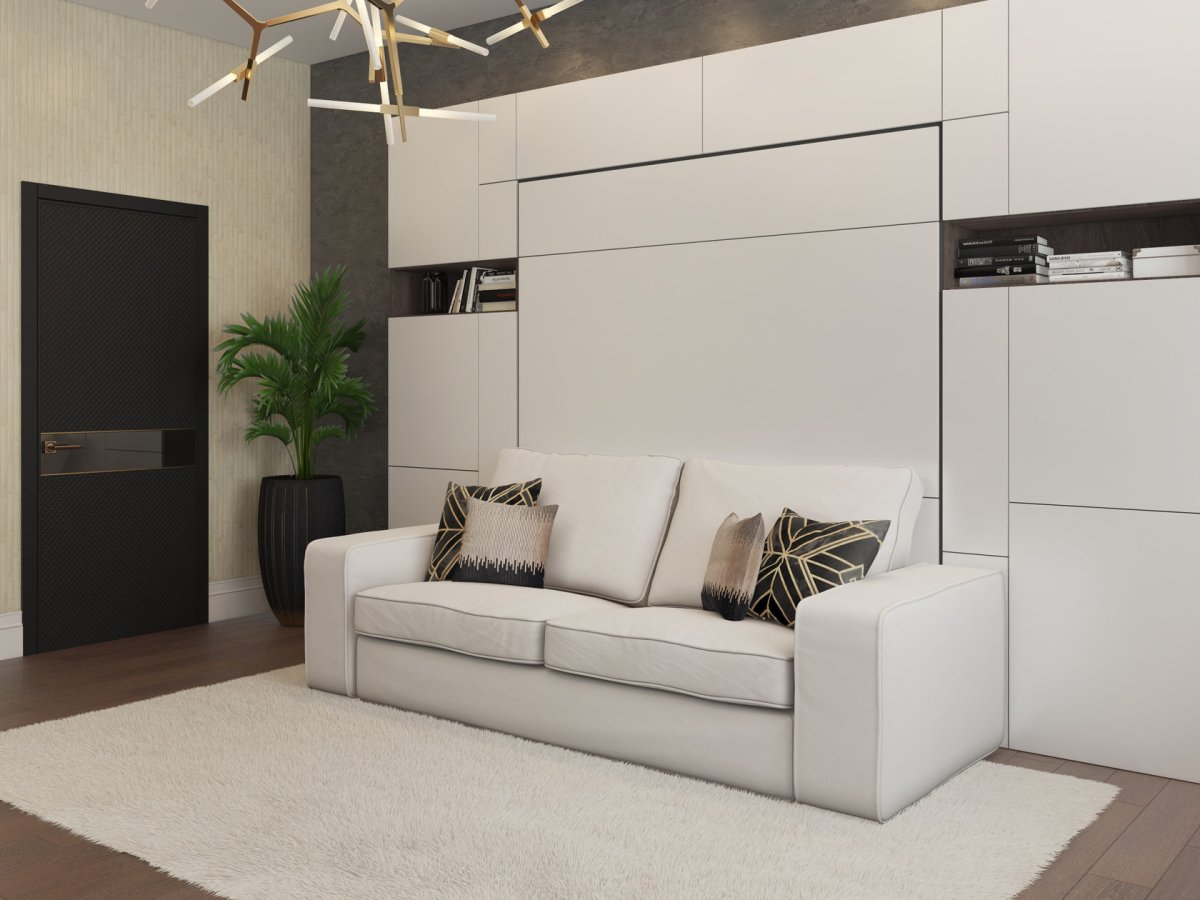 Шкаф кровать диван двуспальный Olissys Loft Edition