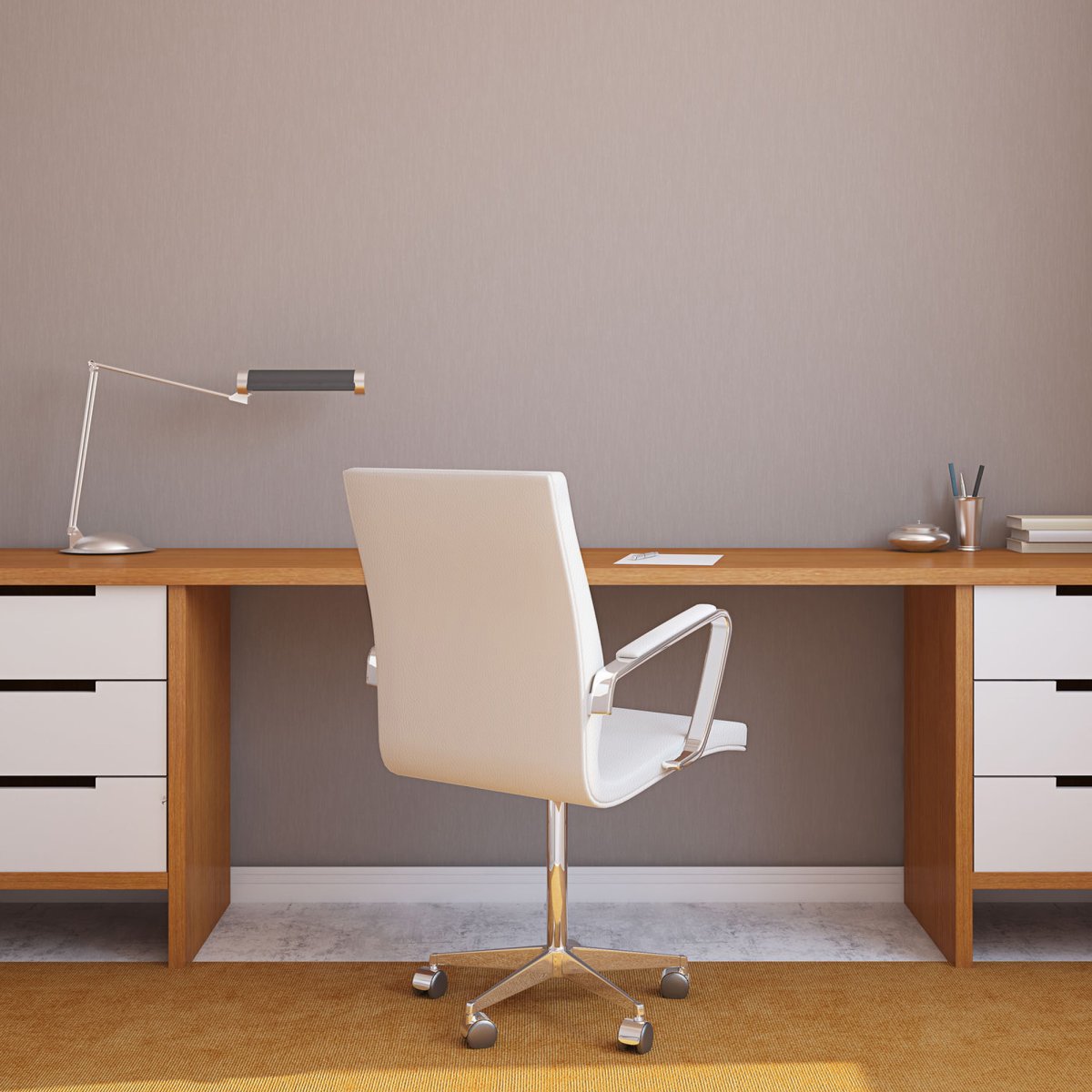 Полки над компьютерным столом