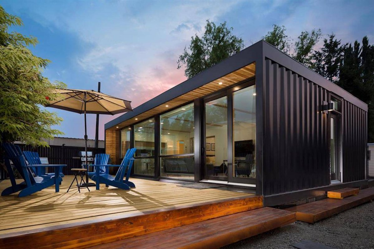 Модульный дом 40 ФТ контейнер