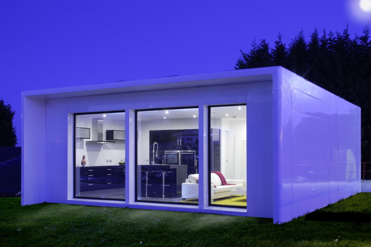 Модульное металлический домик