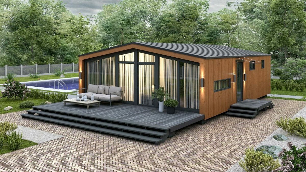 Модульный дом барнхаус