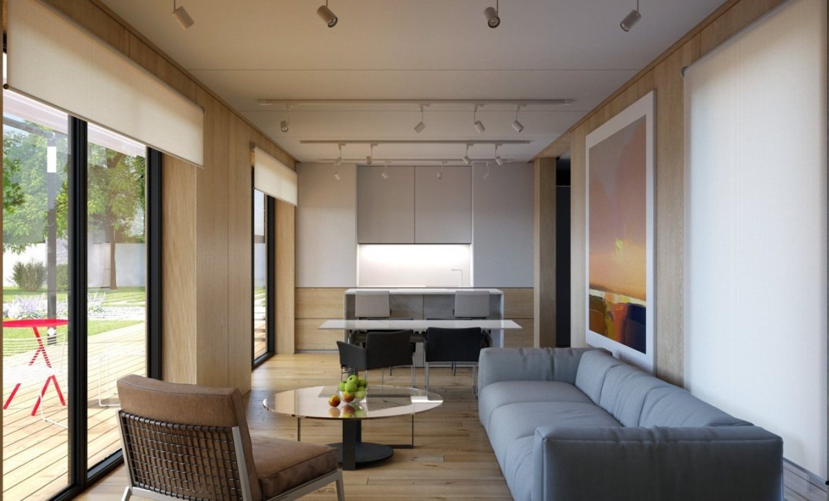 Интерьер модульного дома