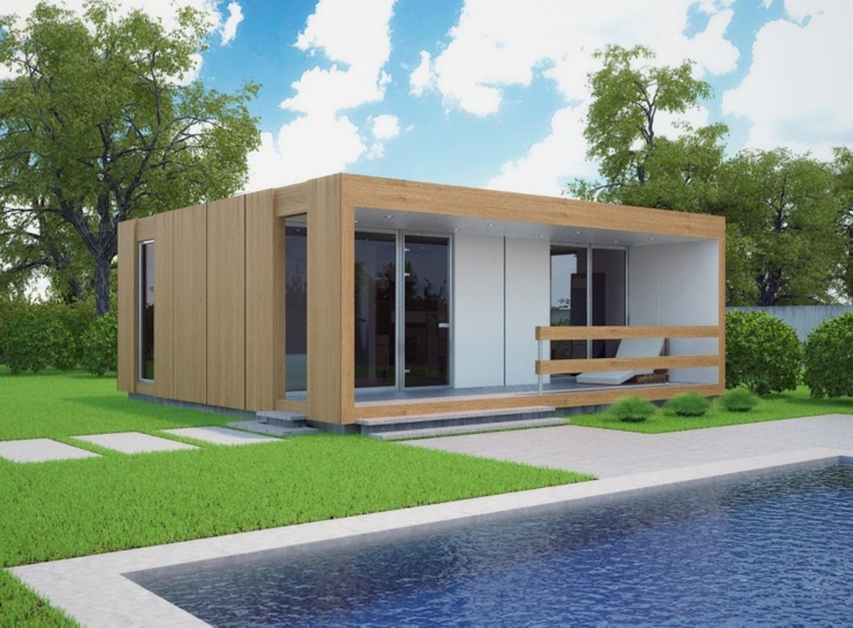 Одноэтажный модульный дом