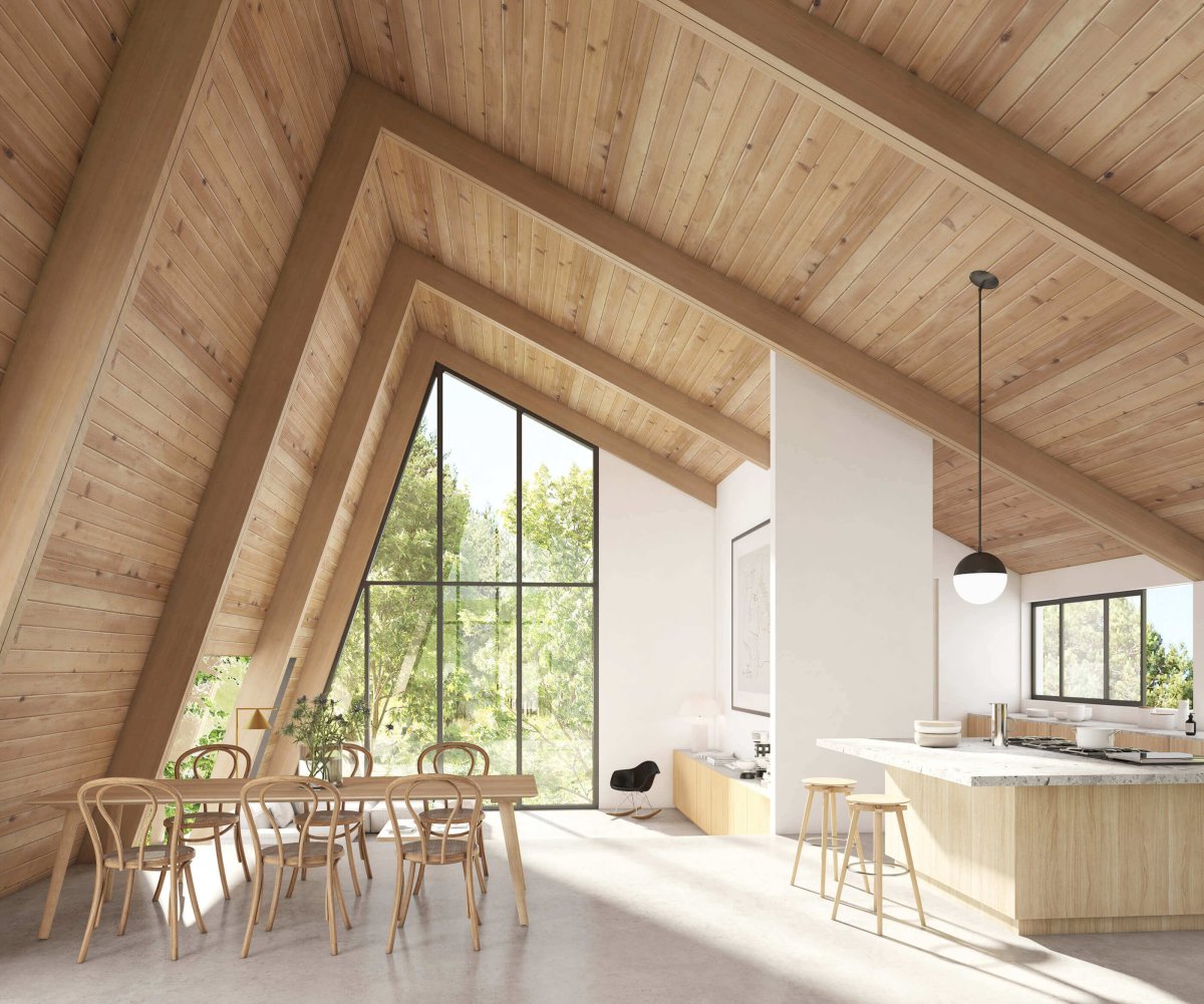 Каркасный дом а фрейм