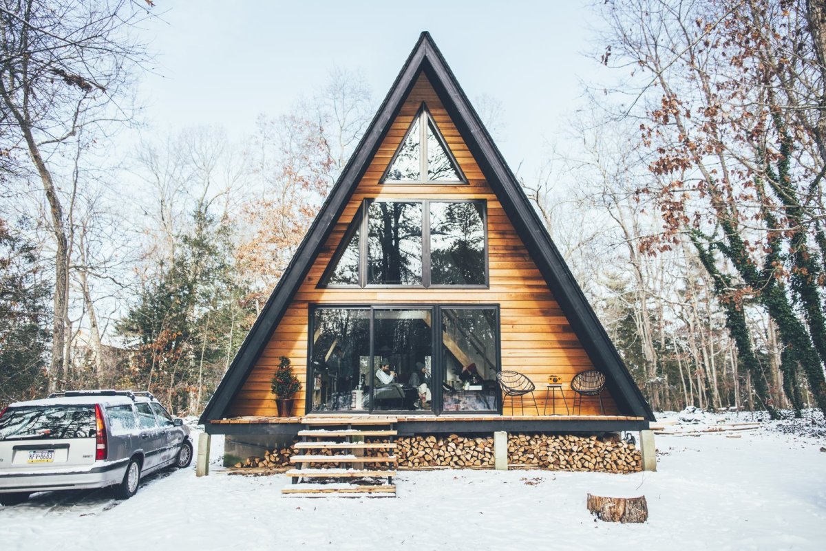 Дом шалаш a-frame