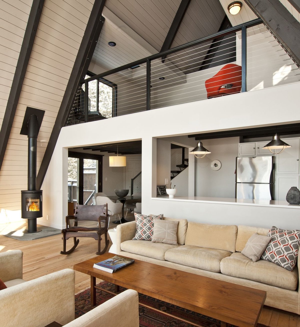 Каркасный дом лофт