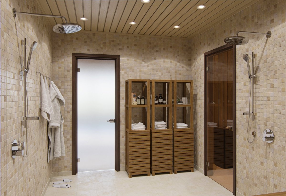 Душевая в бане