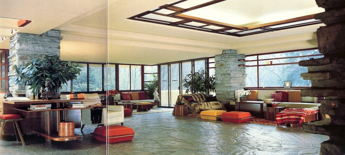 Фрэнк Ллойд Райт архитектура Fallingwater