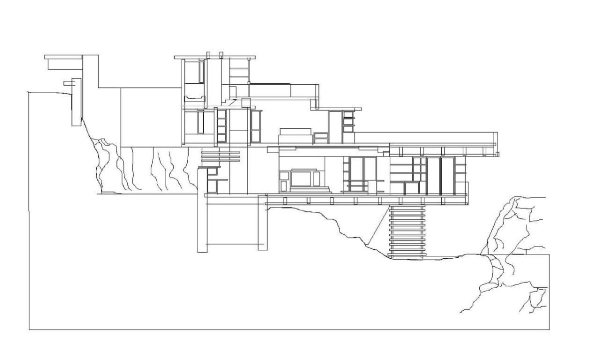 Фрэнк Ллойд Райт архитектура Fallingwater