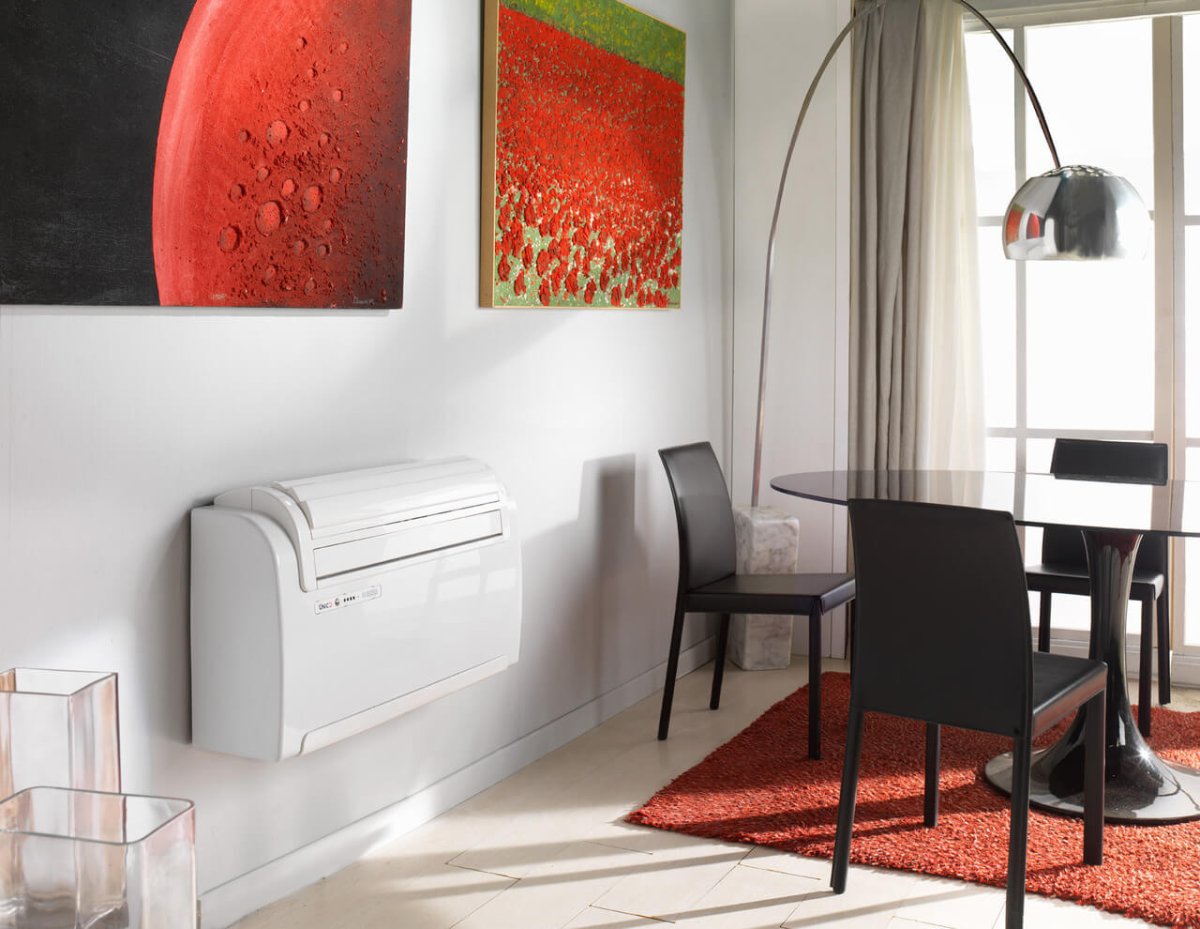 Напольный кондиционер в интерьере