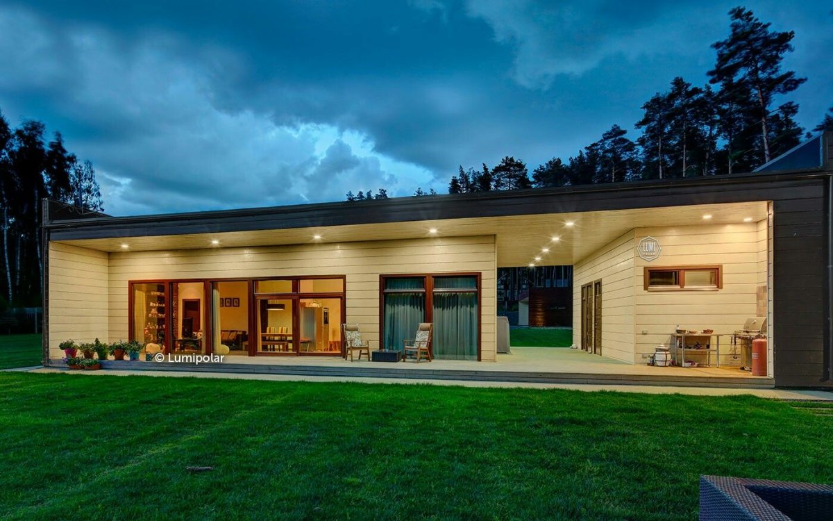 Проект бунгало одноэтажное Модерн