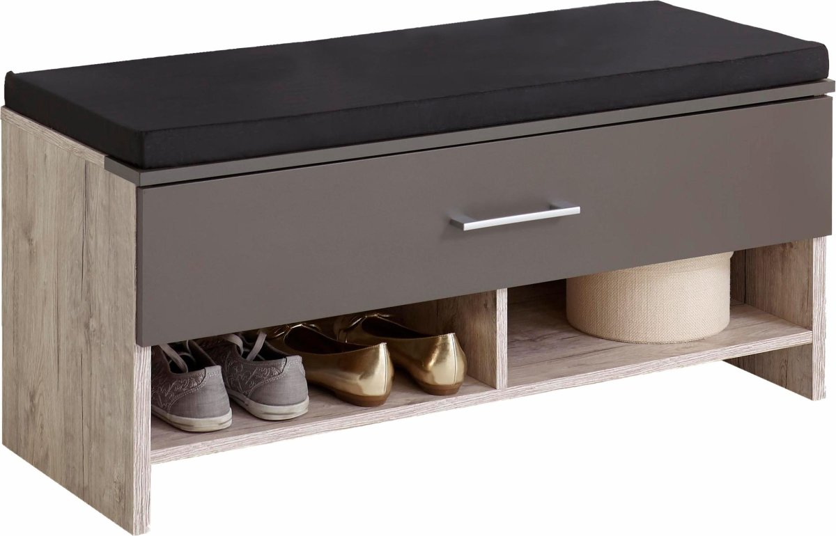 Обувница пуфик в прихожую с сиденьем