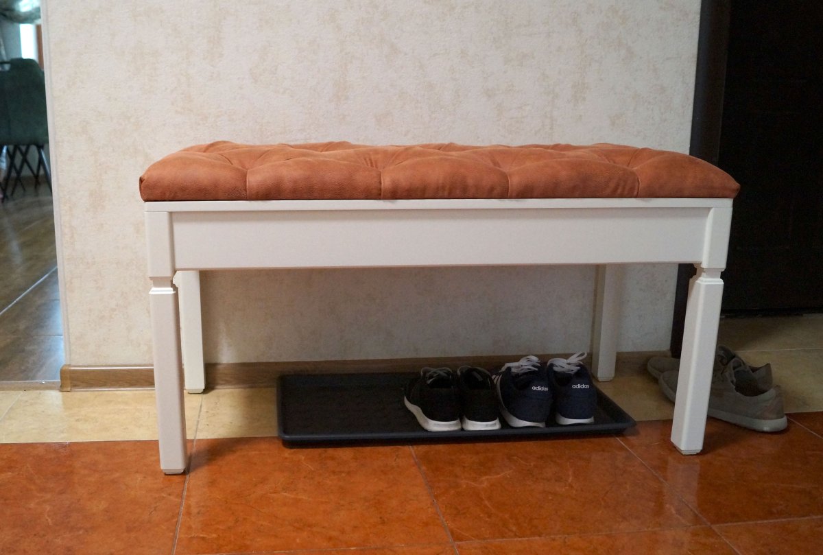 Самодельная банкетка для прихожей