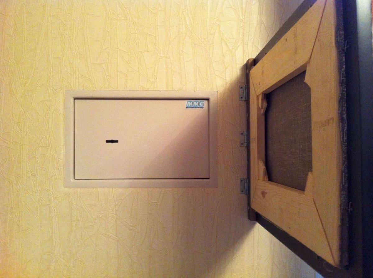 Сейф встроенный в стену