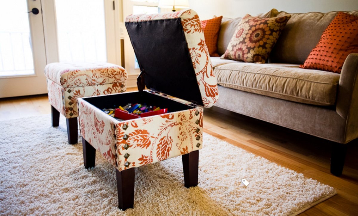 Банкетка в интерьере