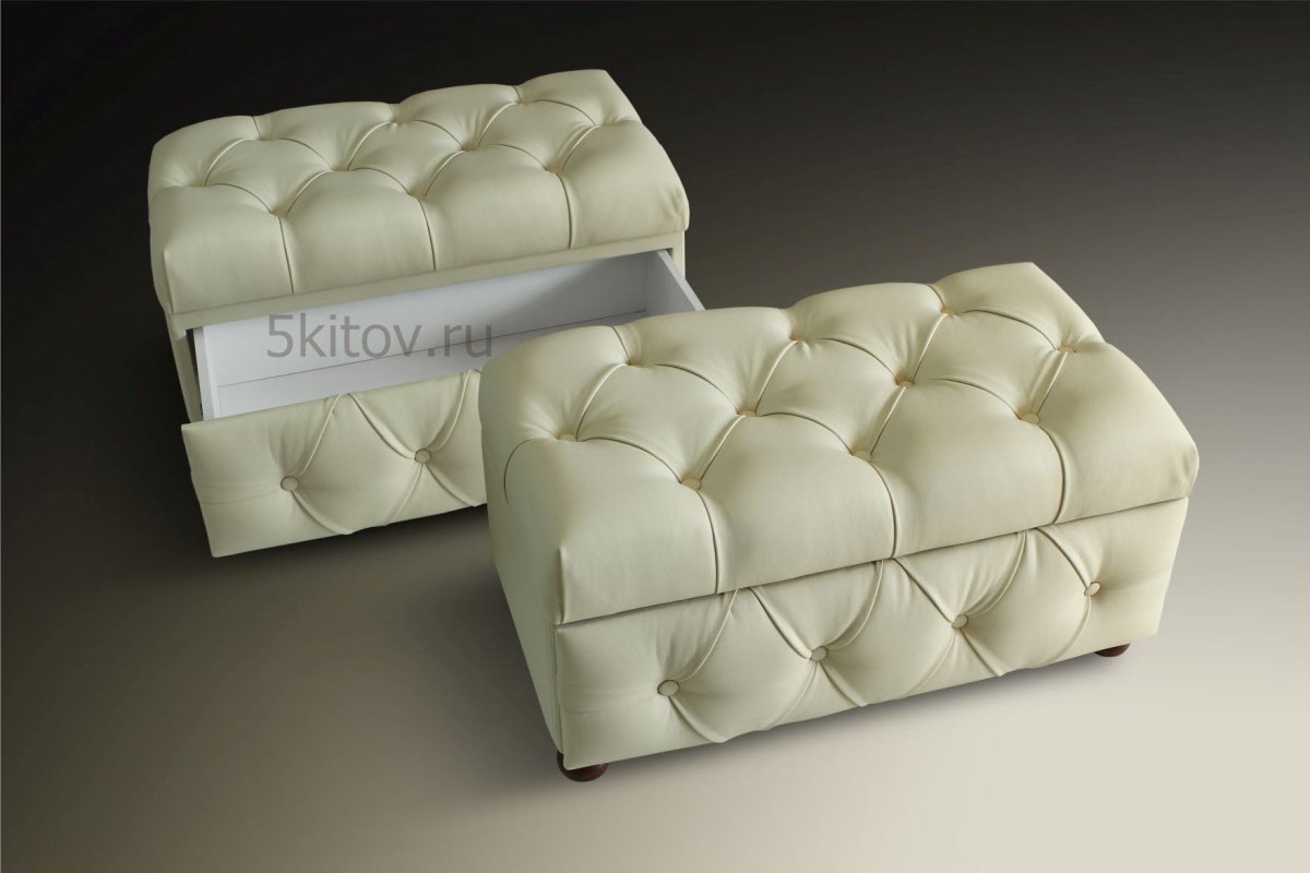 Банкетка "благо 3" с выдвижным ящиком б-3.3432