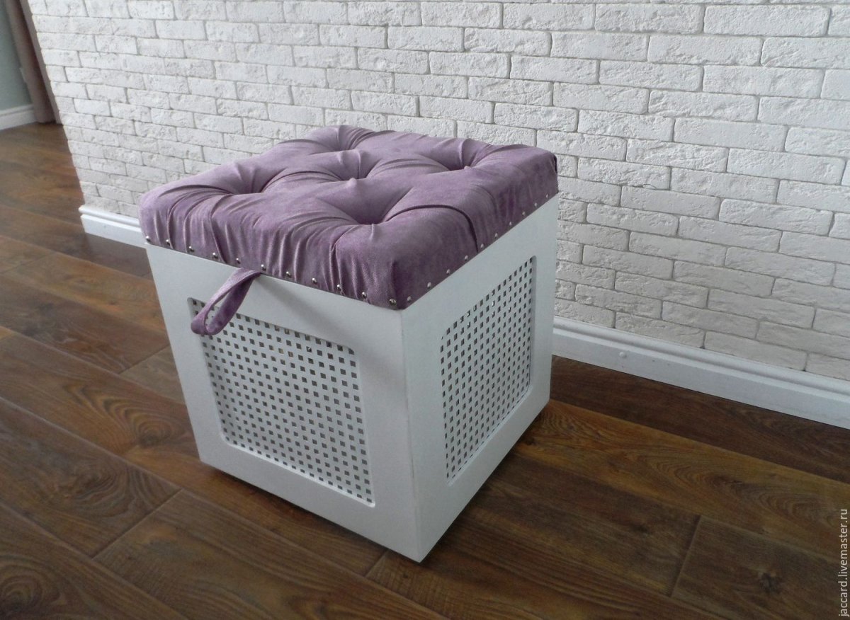 Пуф с местом для хранения