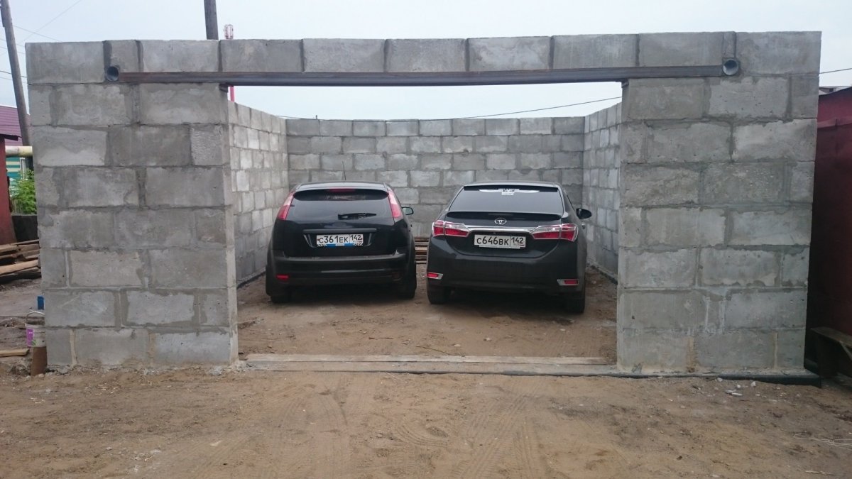 Гараж 5на7 две машины