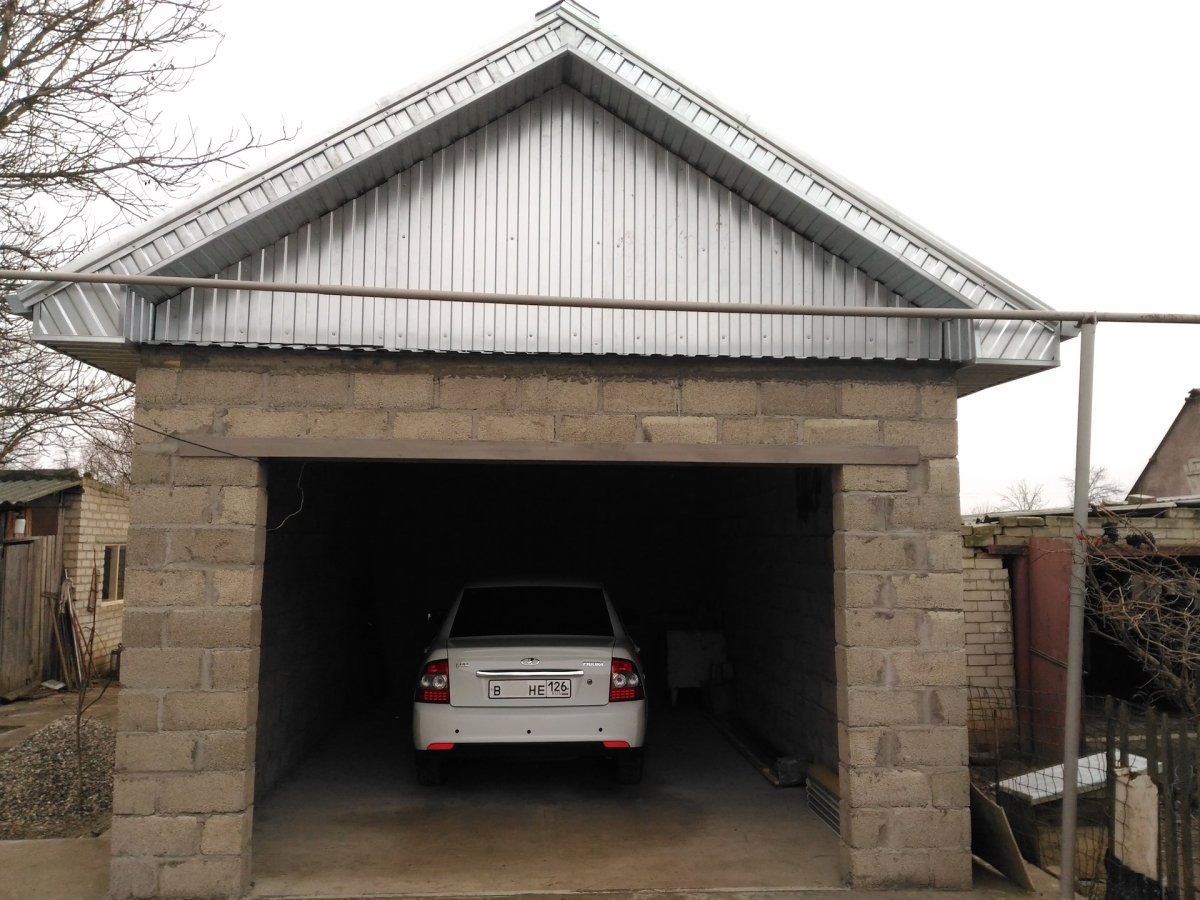 Постройка гаража