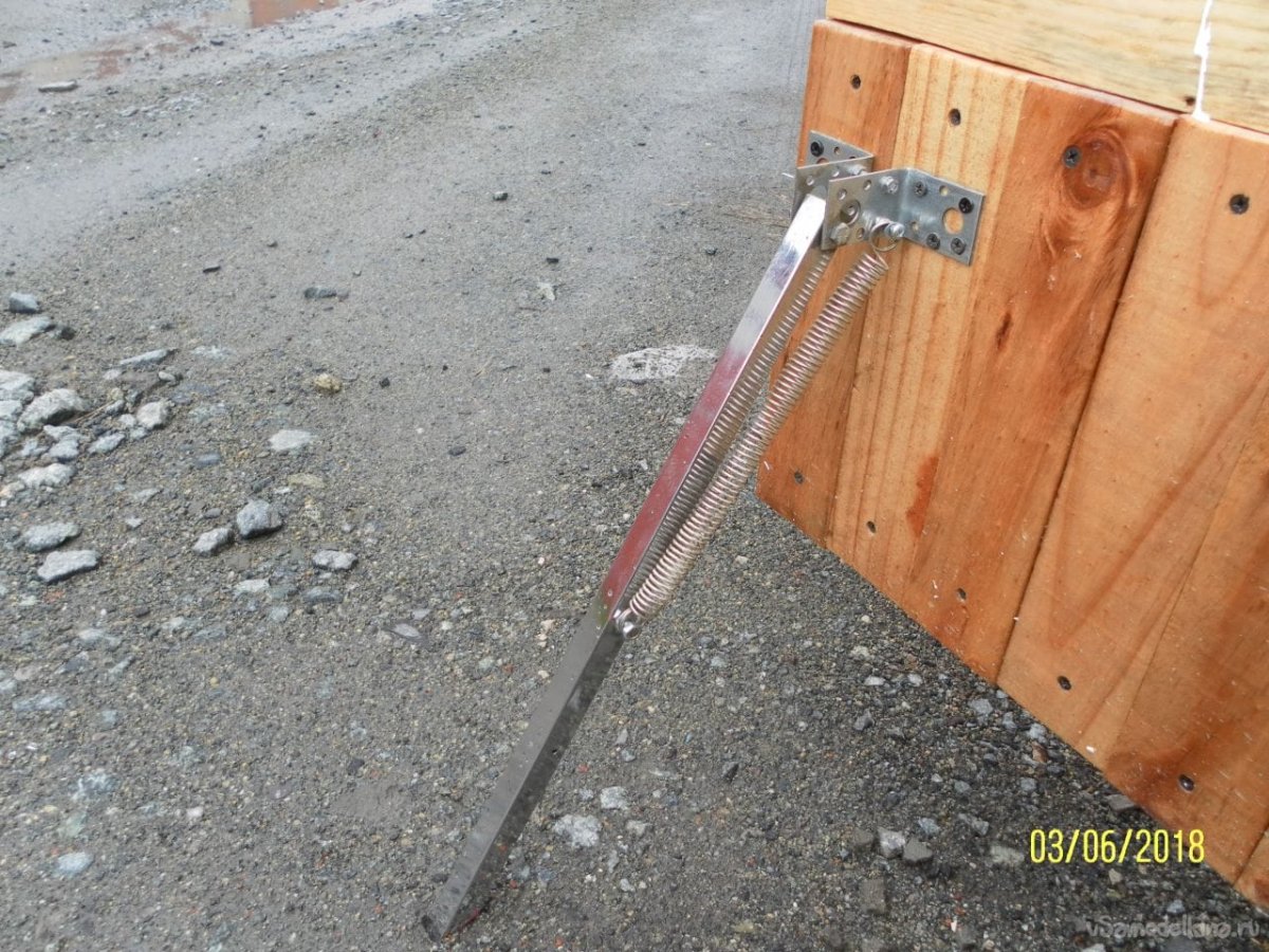 Стопор для ворот гаража