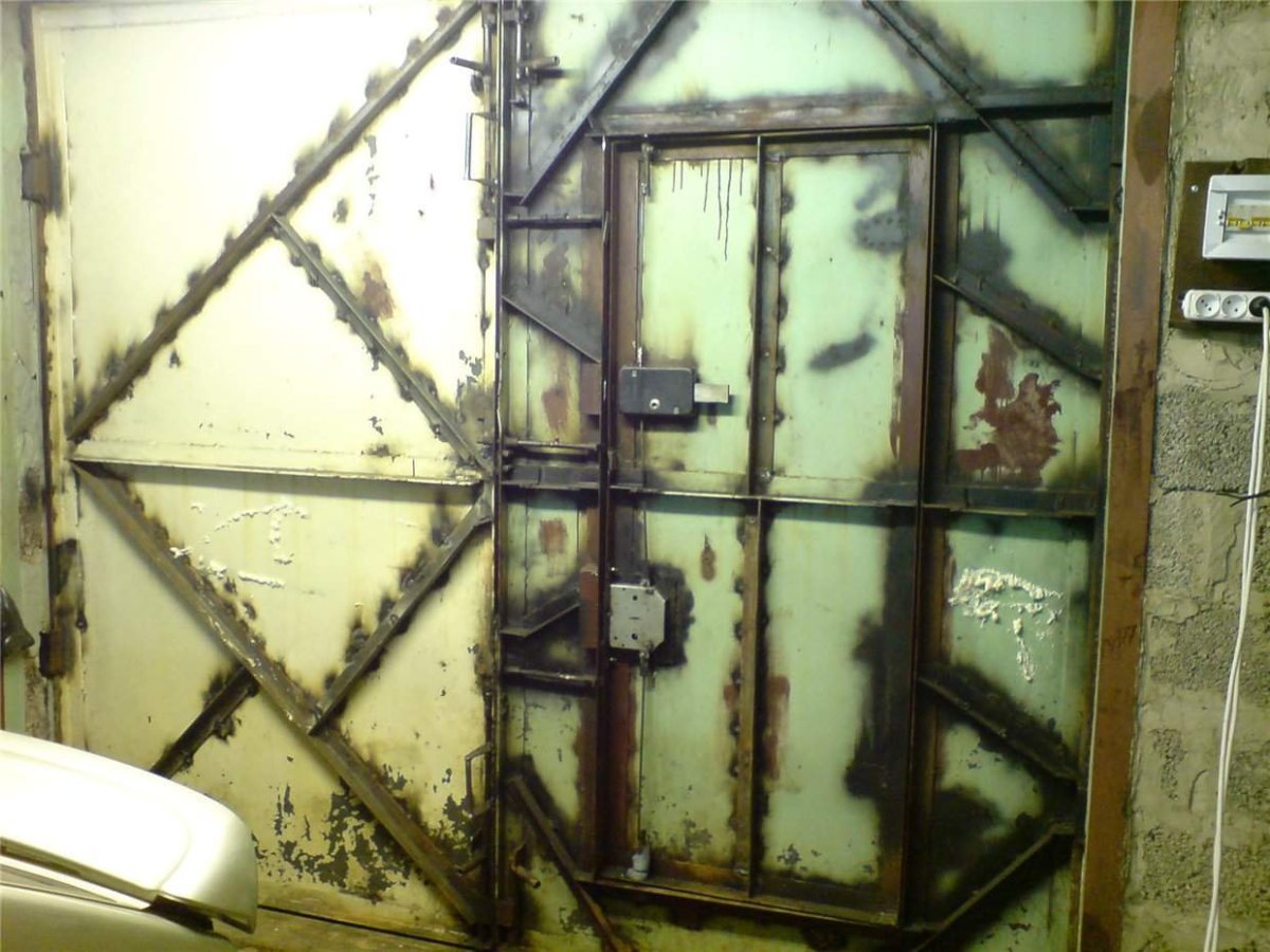 Защита гаражных ворот от вскрытия