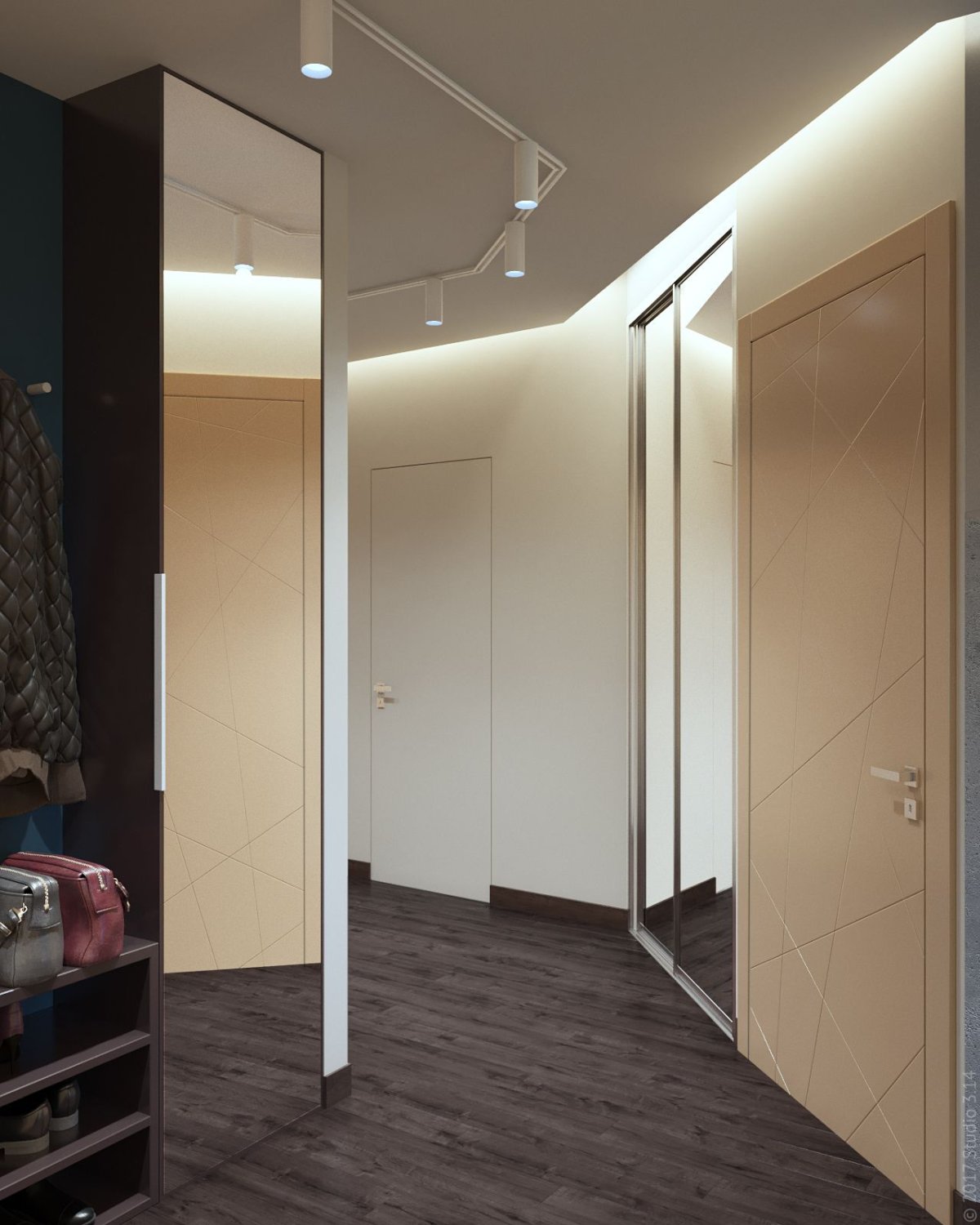 Освещение в прихожей