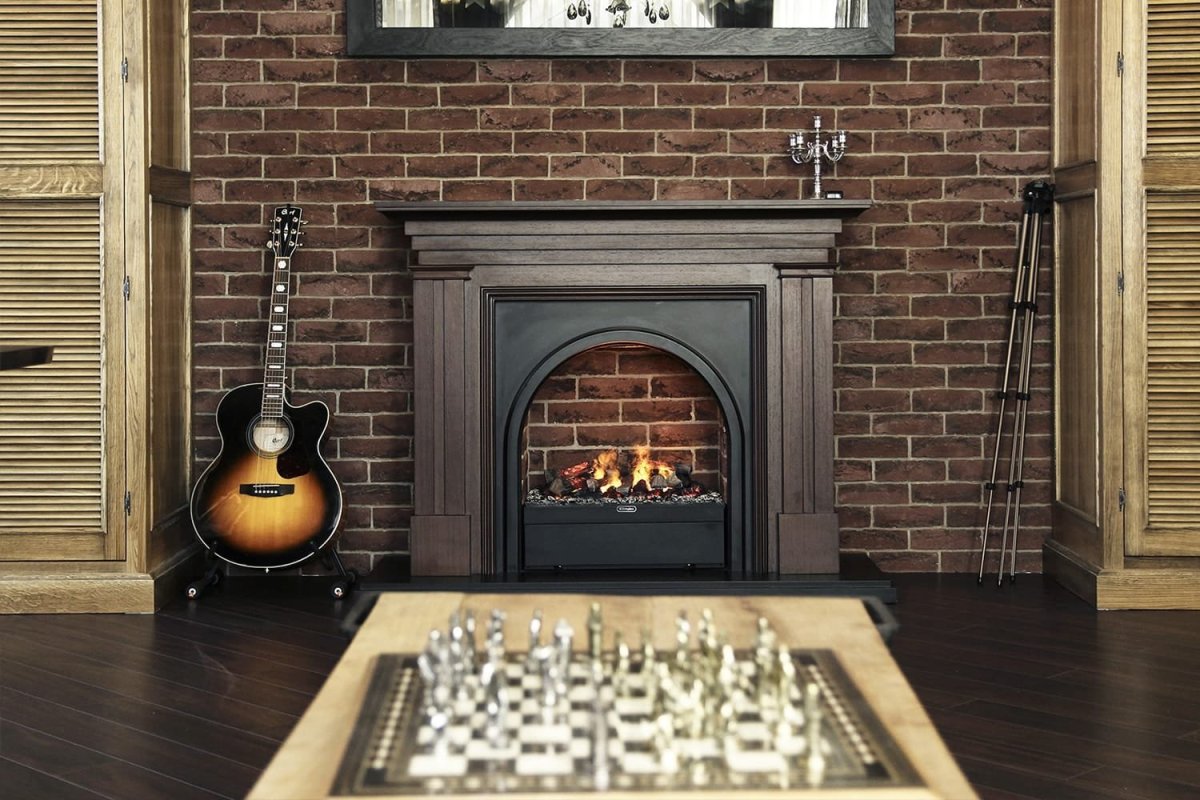 Камин электрический в стиле лофт