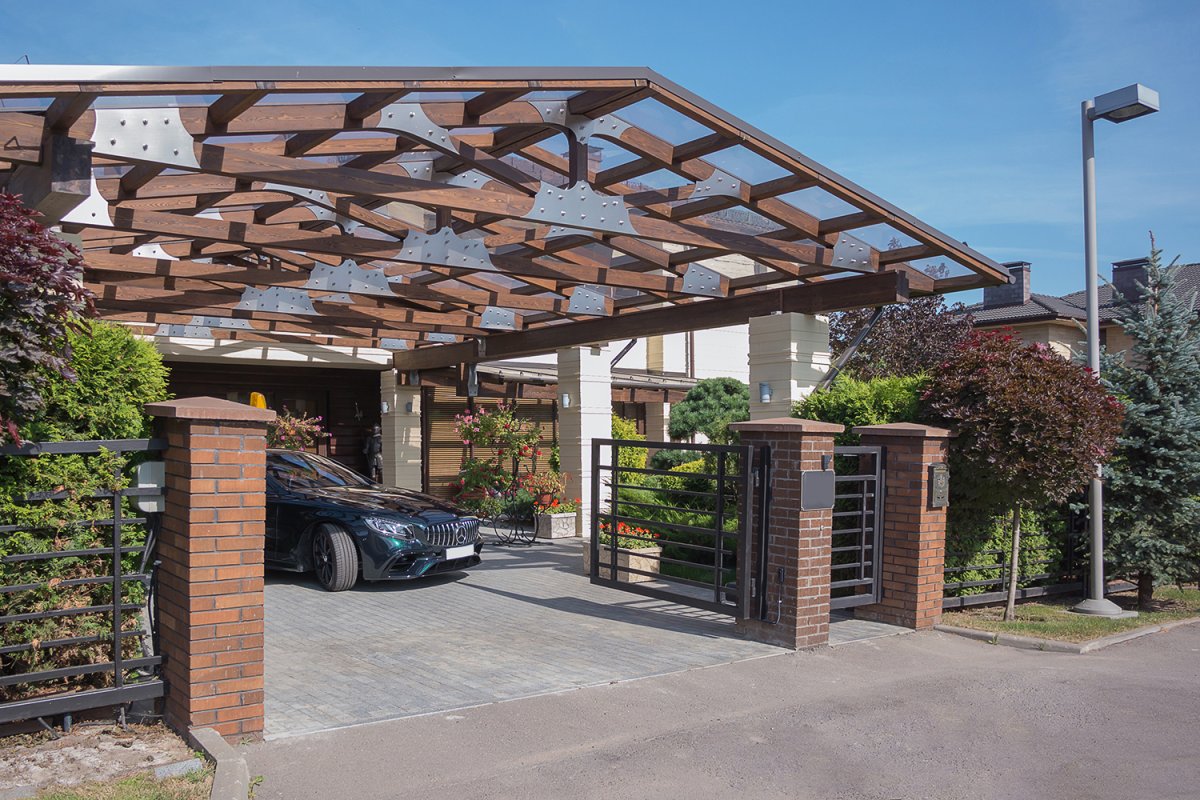 Навес для машины