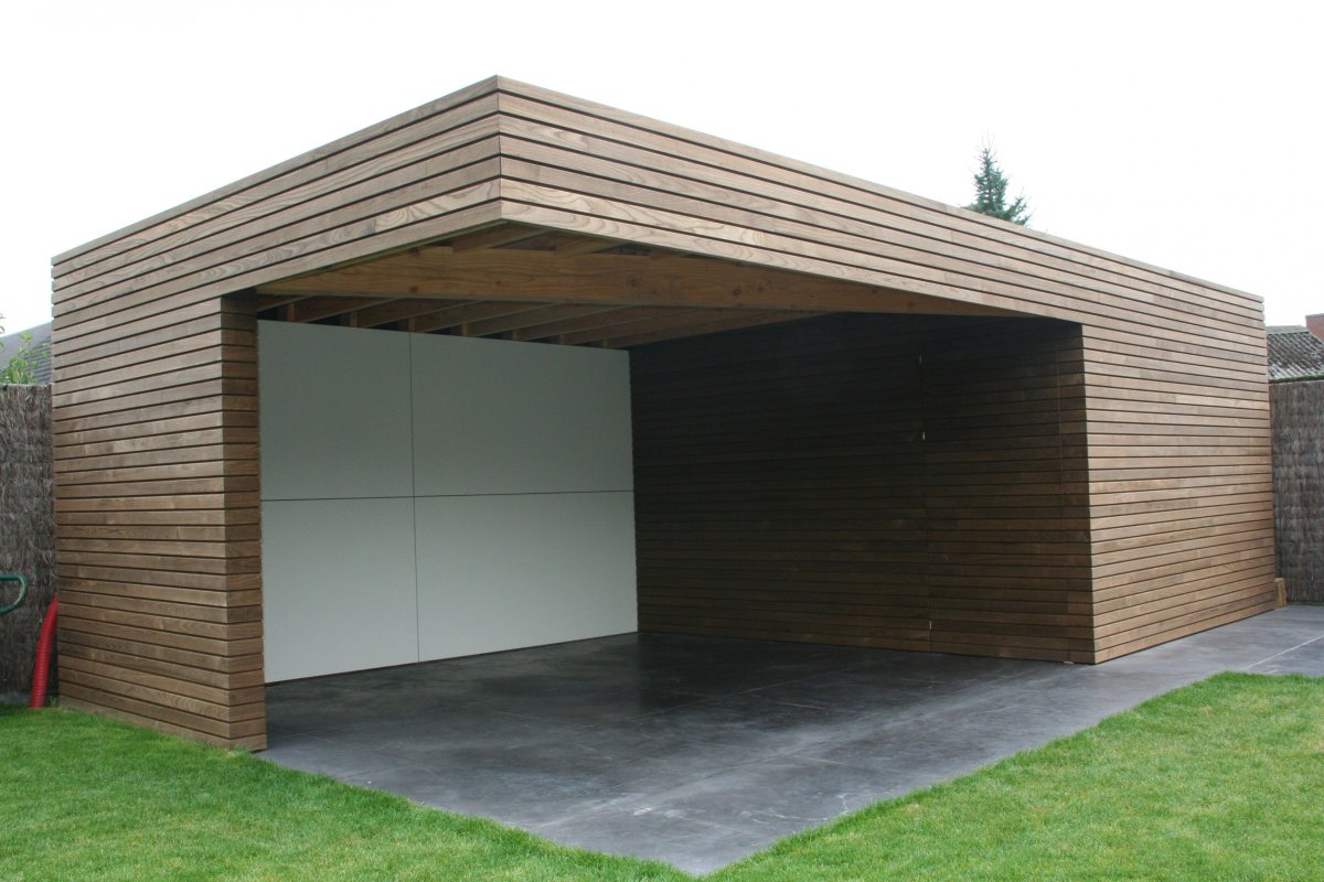 Современный гараж