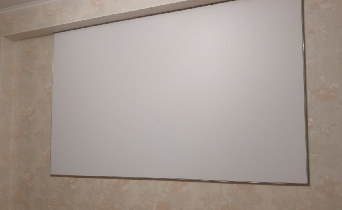 Экран для проектора с натяжителями