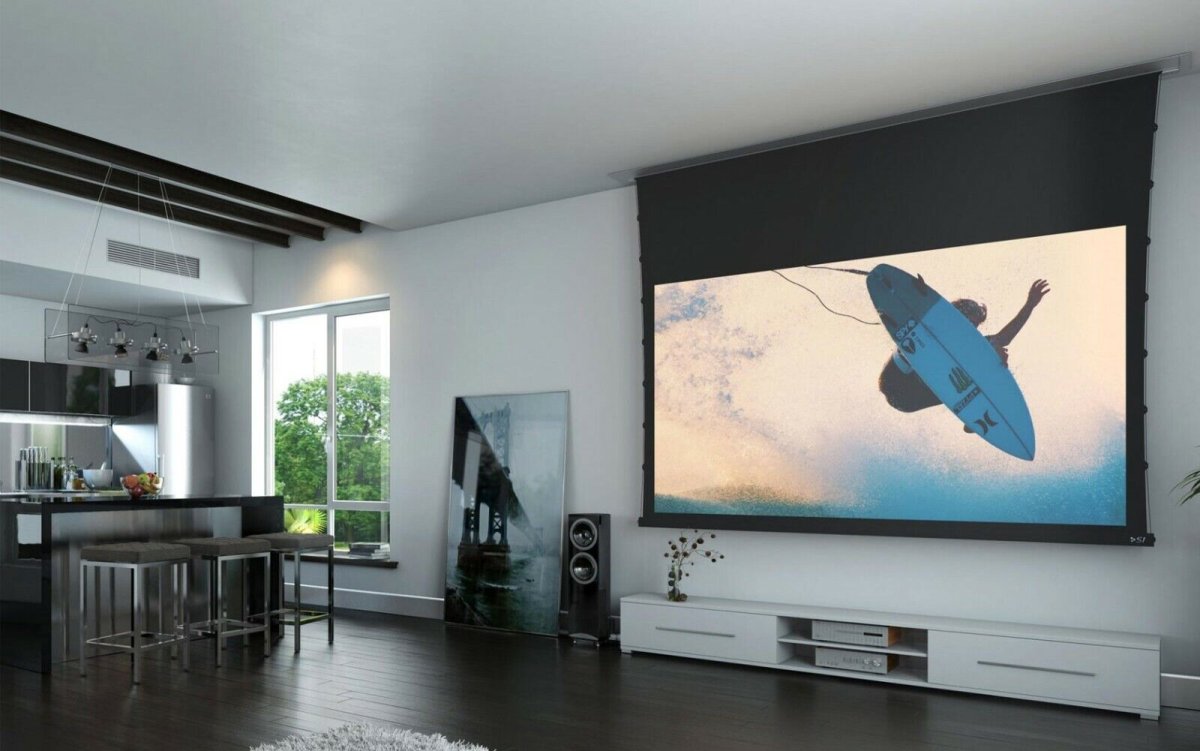 Экран для проектора встраиваемый в потолок