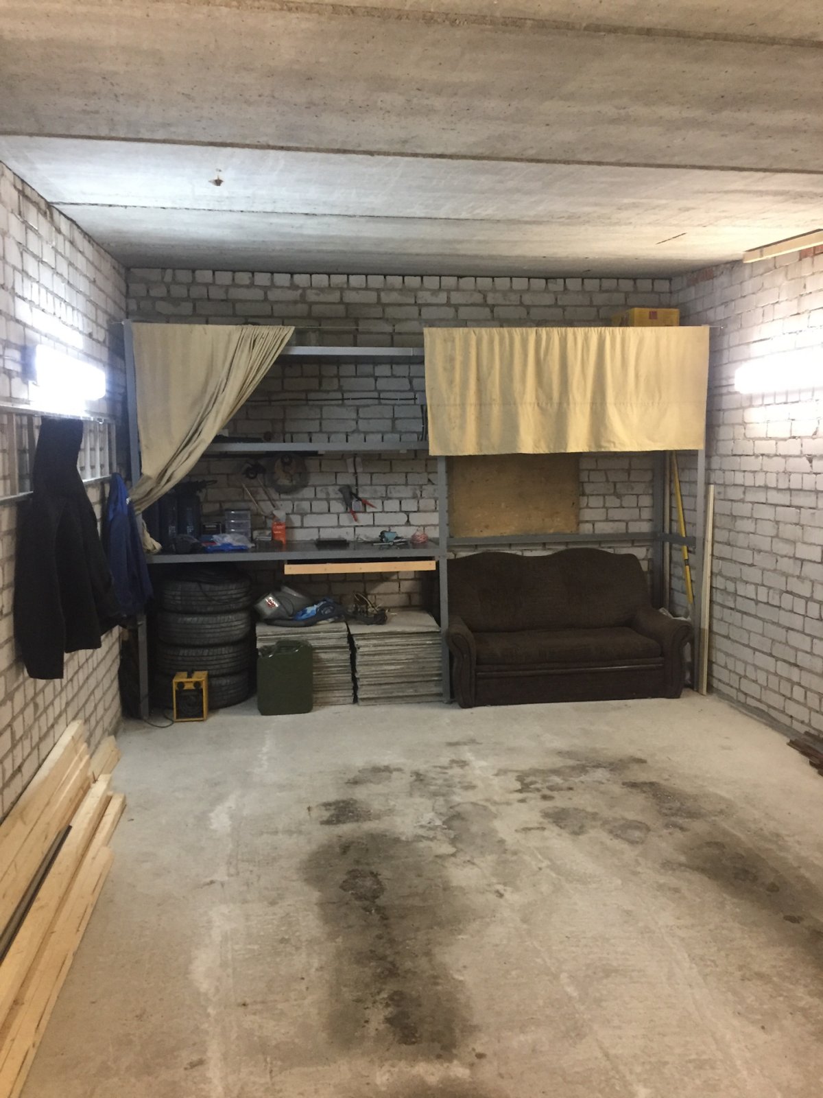 Гараж 6 на 4 обустройство