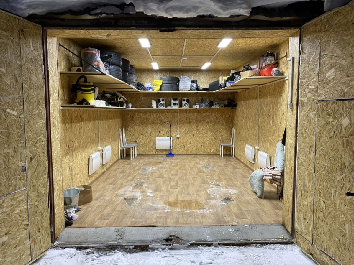 Отделка гаража